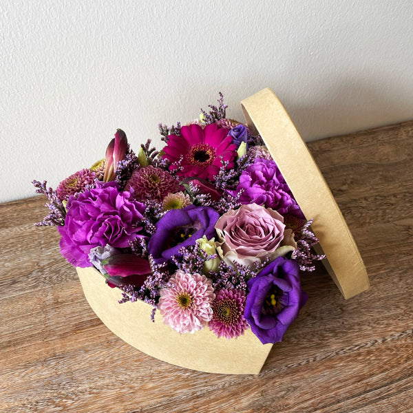 FLOWERBOX LILLA HJERTE