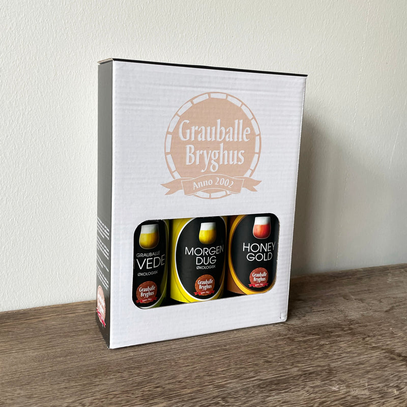 3 GODE ØL FRA GRAUBALLE BRYGHUS